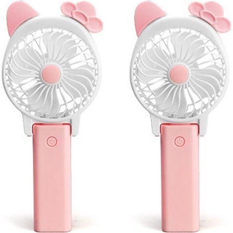 1 Mini ventilateur, pliable, rechargeable, moteur sans balais, silencieux, bureau salon (1/5)