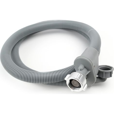 Tuyau d'alimentation pour machine à laver et lave-vaisselle, 1,5 m, raccord 3/4", PVC (1/5)