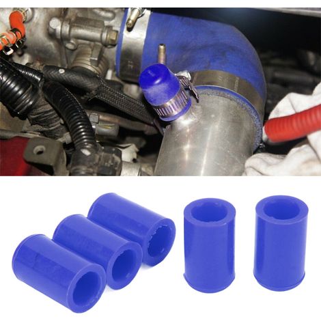 Adatto per 10 tappi di ingresso per tubo di aspirazione in silicone blu da 12 mm