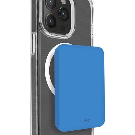 PURO PUFCBB40P2MAGBLUE batería externa Polímero de litio 4200 mAh Cargador inalámbrico Azul