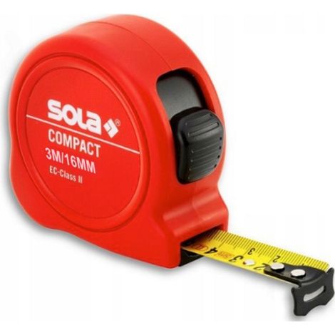 Metro a nastro compatto in acciaio 16 mm 3M - SOL 50500201 (1/5)