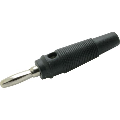 Fiche banane 4 mm Couleur Noir 09.023/N 8430552043132