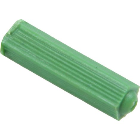 500 grüne 6x27mm Wanddübel zur Schraubbefestigung in Mauerwerk (1/5)