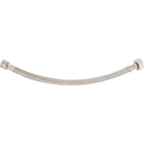 Flexible sanitaire - Raccord mâle 1/2" écrou tournant 1/2" - L = 300mm - DN10