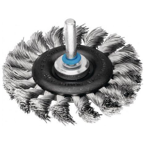 Brosse plate RBG 7012/6 INOX 0.35 D. 70 mm 6 mm épaisseur de fil 0.35 mm VA 12 m