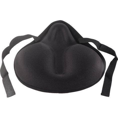 1 Coussin de selle vélo, aéré, antidérapant, mousse et gel, pour VTT (1/5)
