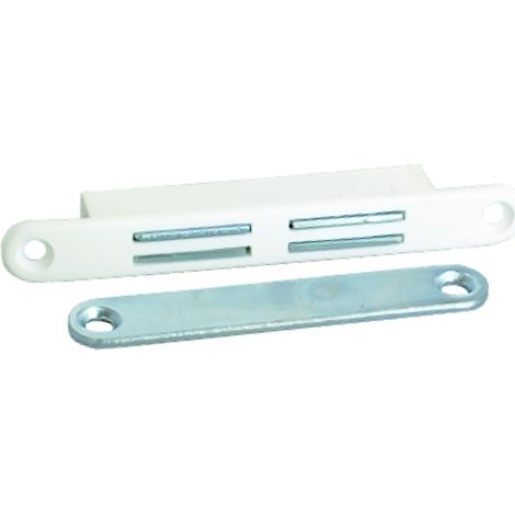 Magnetischer Einbauschloß Weiß 56mm 8kg - 1 Stück - Vynex