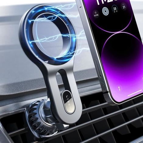 Supporto magnetico per telefono da auto, APEROL12 con magneti super potenti, compatibile con il supporto per auto Magsafe, per iPhone 14 e 13 (1/4)