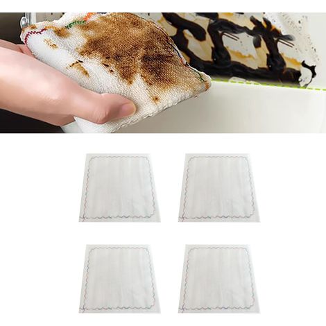 Torchon 12 couches, résistant à l'huile, facile à laver, en fibres de bois, non pelucheux, épais, pour essuyer les tables et nettoyer les ustensiles de cuisine. (1/5)