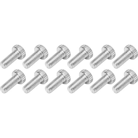 12 Vis de Réglage M5 pour Vibrato de Guitare Électrique, Argenté - 12 Pièces Accessoires de Remplacement (1/5)