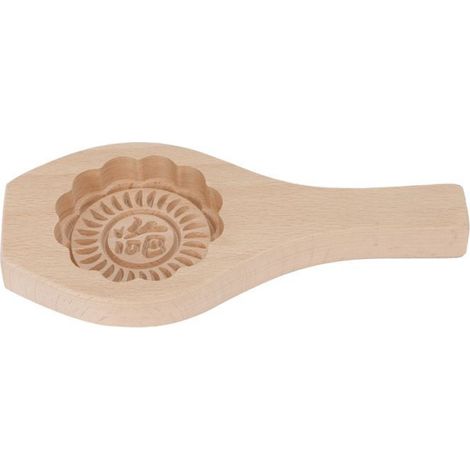 Moule À Gâteau De Lune - Bois Naturel - Pour Biscuits Fondant Pâtisserie Traditionnelle - 1 Pièce (1/5)