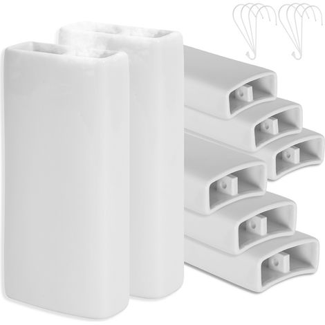 TolleTour Humidificateur chauffage céramique lot de 8 évaporateur blanc double ouverture (1/5)