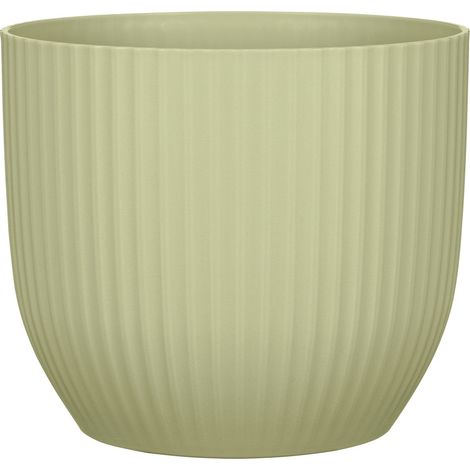 Scheurich Blumentopf Kunststoff Ø 23,8 x 20,5 cm gentle green