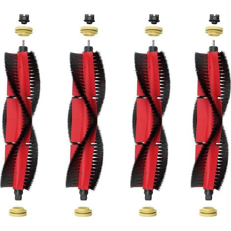 4 brosses principales faciles à nettoyer pour aspirateur robot Roborock S6 MaxV, S6, S6 Pure, E4, S4 Max, S4, S5 Max, S5, E35, E2 (1/5)