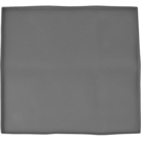 Tapis de cuisson en silicone robuste pour barbecue, protège votre plancha des rongeurs, des débris et de la rouille. Tapis toutes saisons, 43 cm (17 po), gris. (1/5)