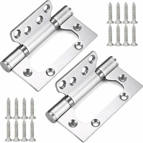 Cerniere per porte 2 pezzi Cerniere in acciaio inossidabile 304 Cerniera per porta pieghevole Cerniera con cuscinetto a sfere da 4 pollici con viti 16cps Cerniera per mobili domestici (1/4)