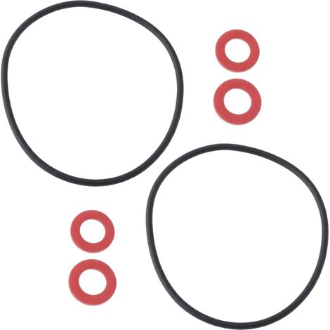 Set di 2 guarnizioni per vaschetta carburatore e rondelle per bulloni compatibili con Honda GX240 GX270 GX340 GX390 16010-ZE2-812 (1/5)