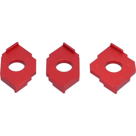 3-teiliges Radius-Frässchablonen-Set für T-Winkel-Eckenfräsen aus Aluminiumlegierung (T10, T15, T20, T30, T25, T35) (1/5)