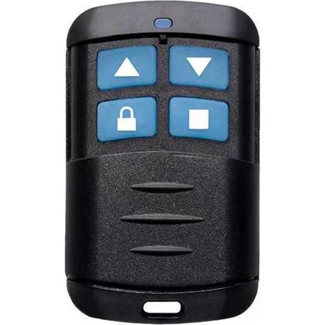 FLAMMKRAFT-Télécommande 315MHz 4 touches, compatible porte garage/volet/portail, étanche, avec mousqueton (1/4)