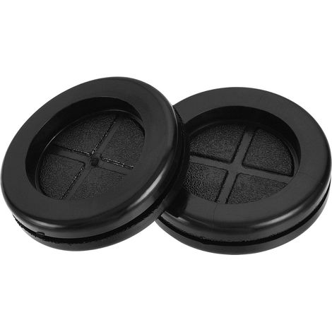 8pcs passe fil caoutchouc, diamètre 27mm, recto-verso, protection câble, pour maison bureau industrie (1/5)