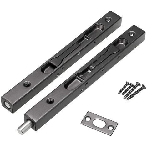 INHHUB 2 PCS 8 Inch Recessed Door Lock for French Door-INHHUB (1/5)