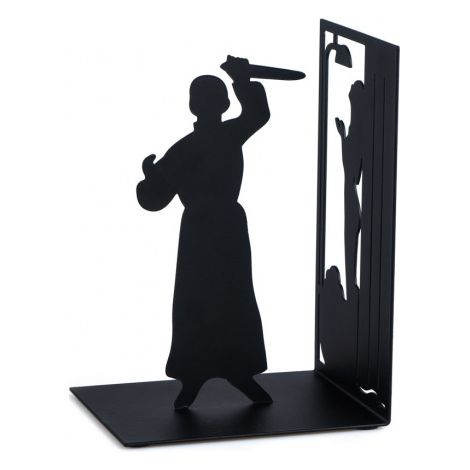 Bücherstütze - Balvi - Psycho - Metall - Schwarz - Elegantes Design