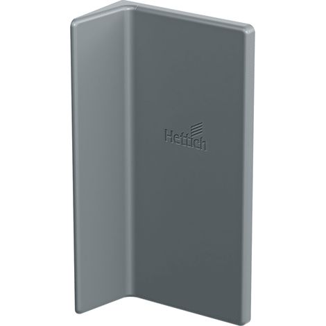 Hettich SAH 500 Abdeckkappe B 20mm Rueckwandversprung Kunststoff grau rechts