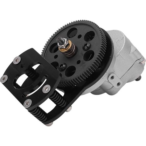 Boîte de vitesses RC à une vitesse, support de boîte de vitesses pour crawler 4x4 D90 II D110 Argent (1/5)