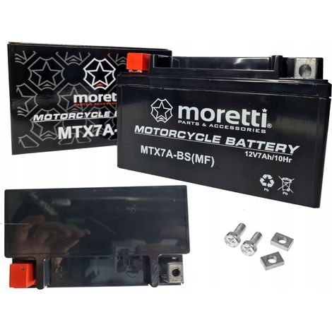Moretti AGM (Gel) MTX7A-BS Batterie (1/5)