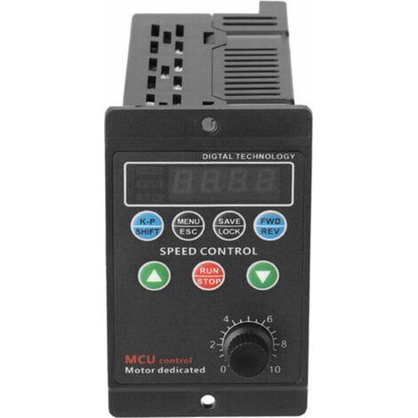 Controlador de motor con convertidor de frecuencia, entrada monofásica de 220 V y salida trifásica, con pantalla digital de cuatro dígitos, multicolor. (1/4)