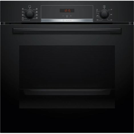Bosch Serie 4 HBA534EB3. Dimensione del forno: Media, Tipo di forno: Forno elettrico, Capacità interna forno totale: 71 L. Posizionamento dell'apparecchio: Da incasso, Colore del prodotto: Nero, Ti... (1/5)