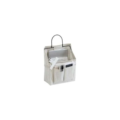 Sac de Rangement Suspendu,Vide Poche Mural,Organisateur Mural Tissu,Poche de Lit A Suspendre,Panier de Lit Chevet Suspendu,Sac de Chevet,Organisateur Porte Pliable pour Cuisine, Chambre (1/5)