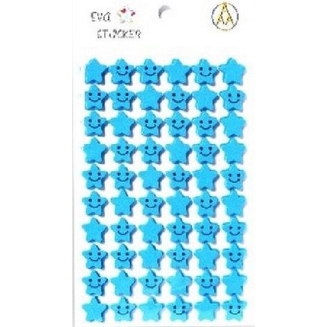 Sticker Star Schaumstoff blau