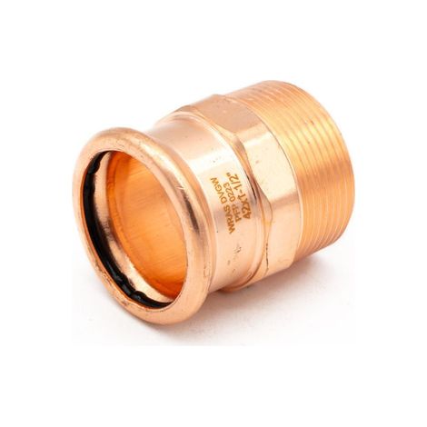 PrimaPress 42x1.5 Inch Copper Press Fitting Coupler (1/3)
