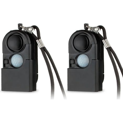 (2 unités) Mini détecteur de mouvement portable avec alarme, 120 dB, sécurité enfant pour les voyages et la maison (1/5)