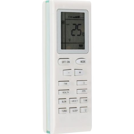 Telecomando robusto in ABS bianco per condizionatori Sanyo, accessorio senza batterie. (1/4)