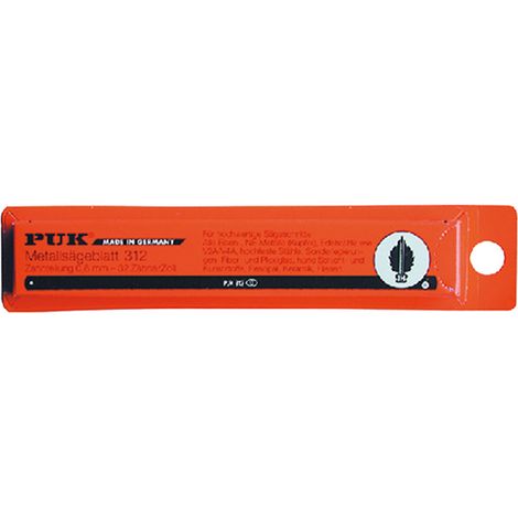 LAMA PER METALLO ORIGINALE 'PUK' mm 150- 12 pezzi  - PUK