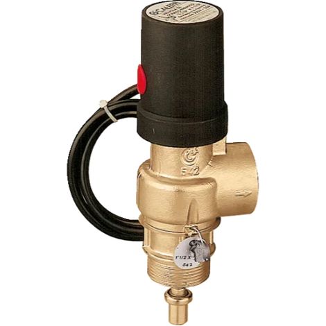 Valvola di scarico termico ad azione positiva Caleffi 5428 1-1/2"M X 1-1/2"F (1/3)