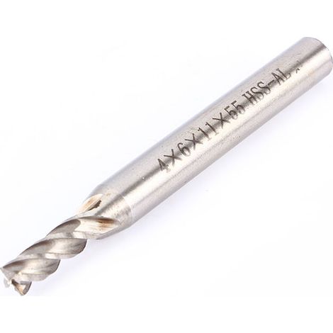 Jeffergarden Haute qualité 4mm-12mm HSS CNC tige droite 4 flte fraise fraise foret-DOU