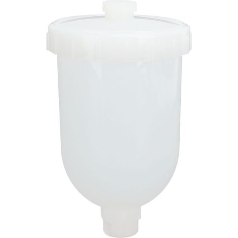 Couvercle à Visser pour Récipient de Remplacement de Tasse de Pistolets de Pulvérisation en Plastique Supérieurs de 300 Ml avec le Récipient de Connecteur de Filetage Femelle D'acier Inoxydable de 15m (1/5)