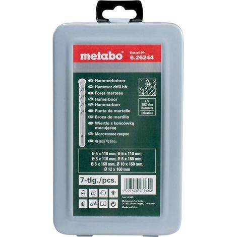 Metabo - Juego de 7 brocas SDS Plus 626244000