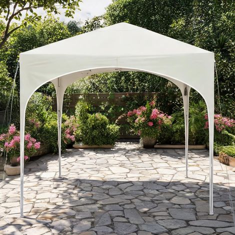 Gazebo 3 x 3 m pliable avec toit Oxford et structure métallique (1/5)