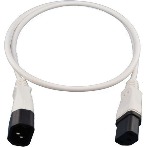 HAWA R774 appareils IEC Câble de raccordement blanc 2.00 m X035331 (1/5)