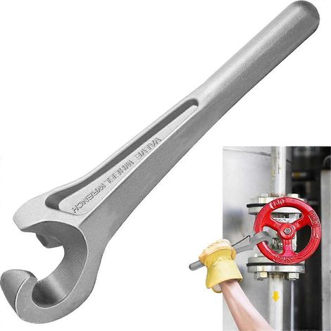 Clé à molette à simple extrémité de 1-3/8 po pour vannes à main en aluminium (1/5)