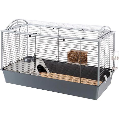 Ferplast CASITA 120H Ampia gabbia per conigli e porcellini d'India. Variante CASITA 120H - Misure: 119 x 58 x h 75.5 cm - (1/2)