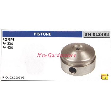 Pistone UNIVERSALE pompa Bertolini PA 330 430 012498