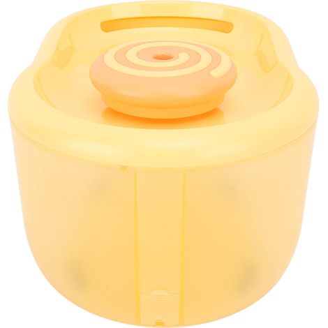 Multifunktionaler und leiser Wasserspender mit Zirkulationsfilter und großem Fassungsvermögen für Katzen, automatischer Haustier-Wasserspender, orange. (1/5)