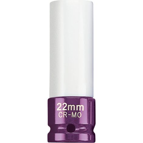 22 mm 1/5,1 cm carré d'entraînement Hi-Torq Socket Écrou de roue pour roues en alliage, Bleu,