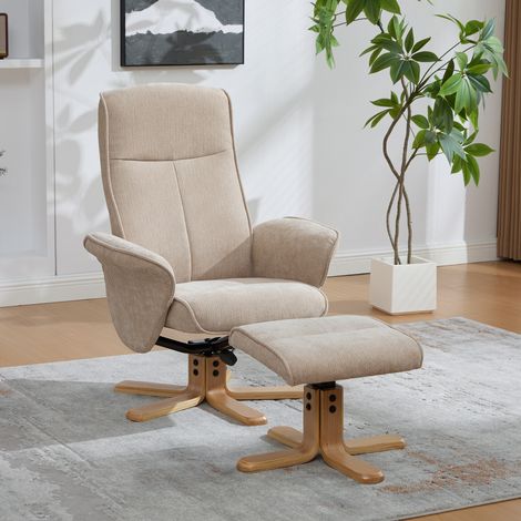 Skandinavischer Schaukelstuhl mit verstellbarer Rückenlehne und integrierter Fußstütze – Bezug aus hell- bis dunkelgrauem Velours, massives Holzgestell und Metallfüße für optimale Stabilität und Elega