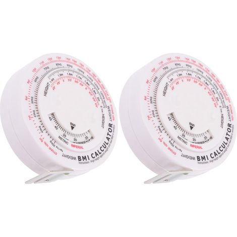 Mètre ruban IMC 2 pièces/calcul IMC, pour mesures corporelles (1/5)